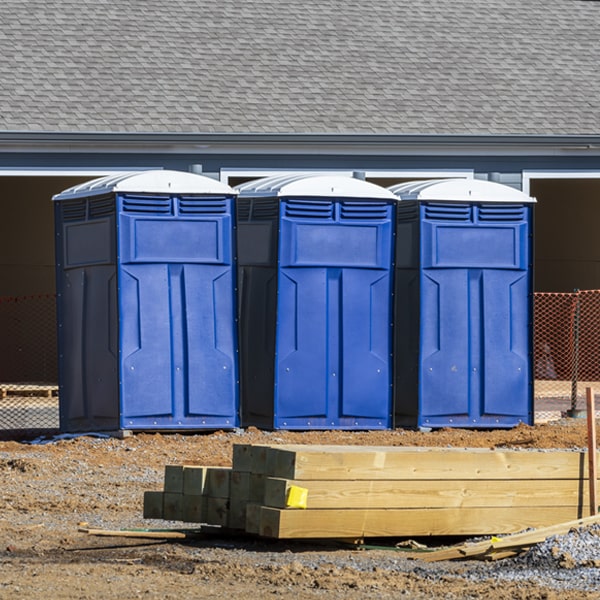 what is the expected delivery and pickup timeframe for the porta potties in Madison